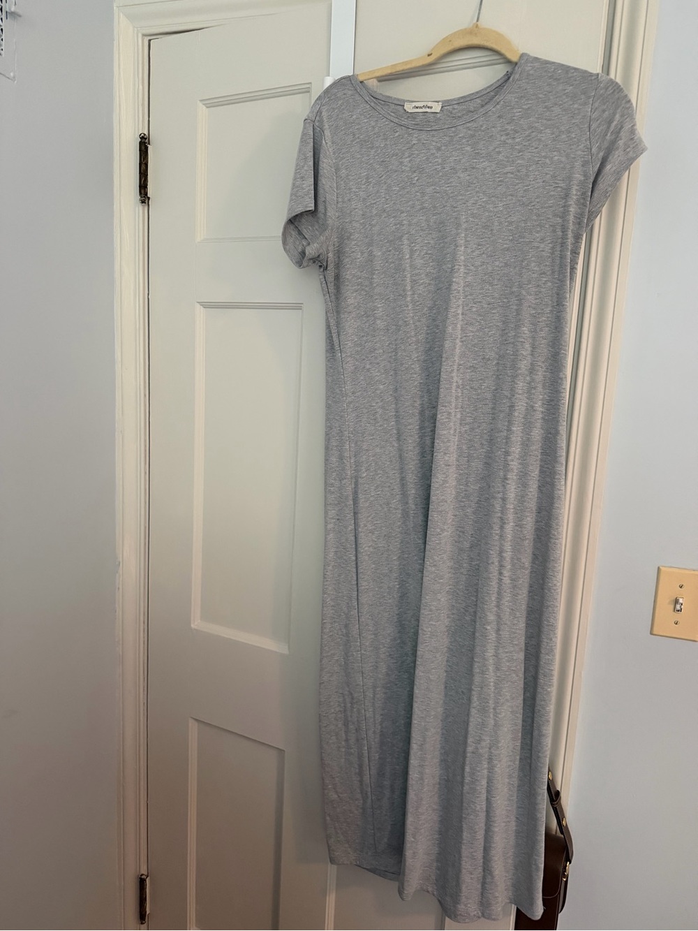 Everyday Soft Knit Maxi Dress - Gray